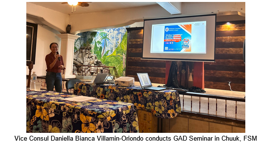 Financial Workshop and GAD Seminar Chuuk FSM 1