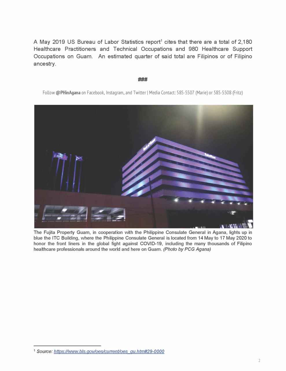 PRR 2020 013 HMFC PCG Agana Joins Global LightItBlue Campaign in Honor of COVID 19 Front Liners ver2 Page 2